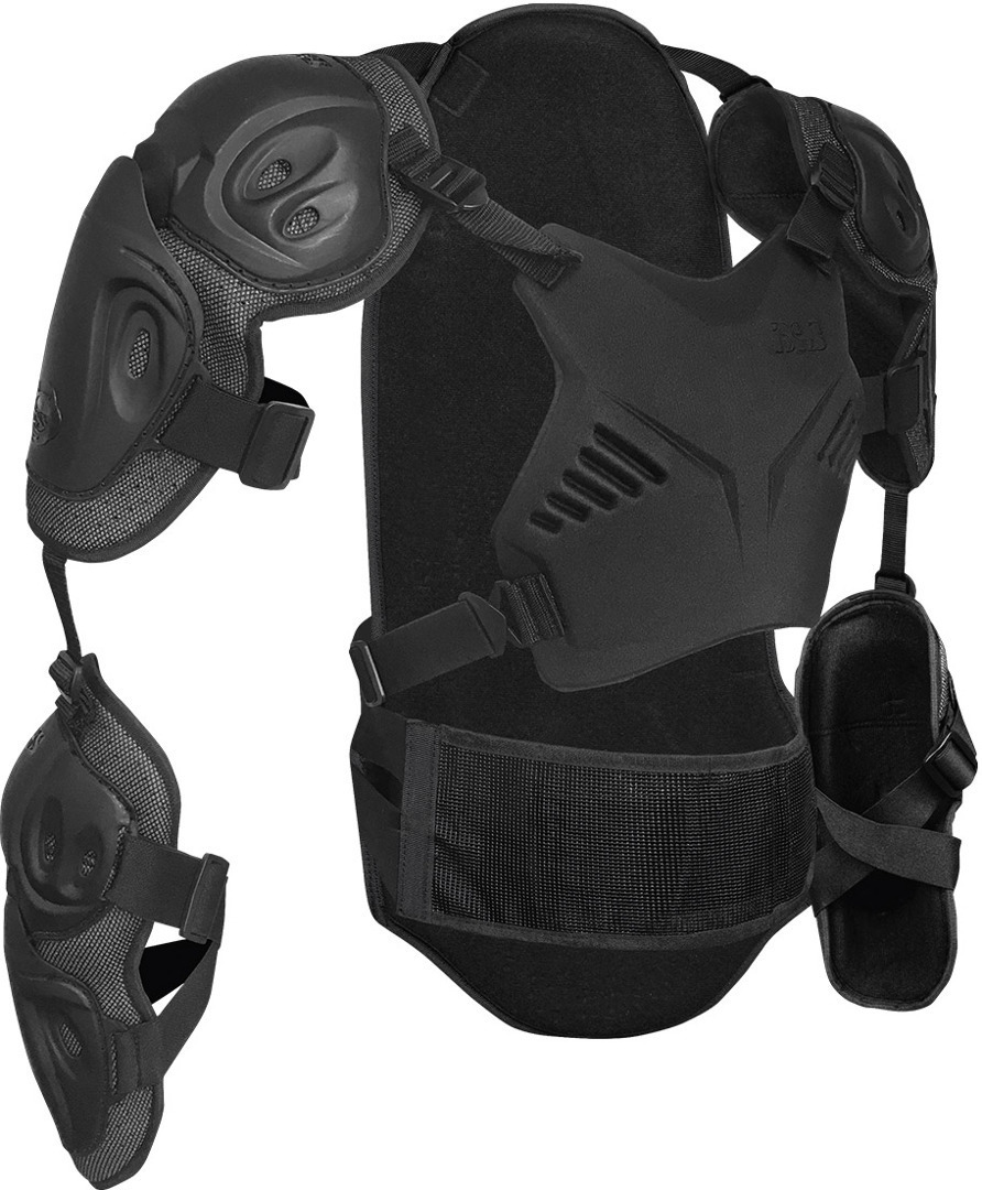 IXS Assault Evo Protector Jacket, black, Size XS S, black, Size XS S