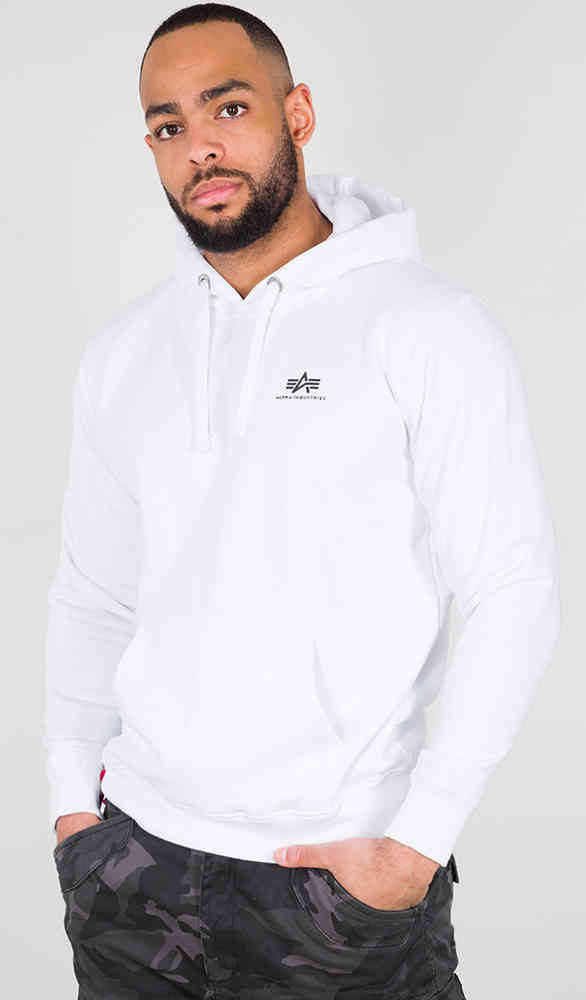 Basic Small Logo sudadera para hombre alpha industries con capucha