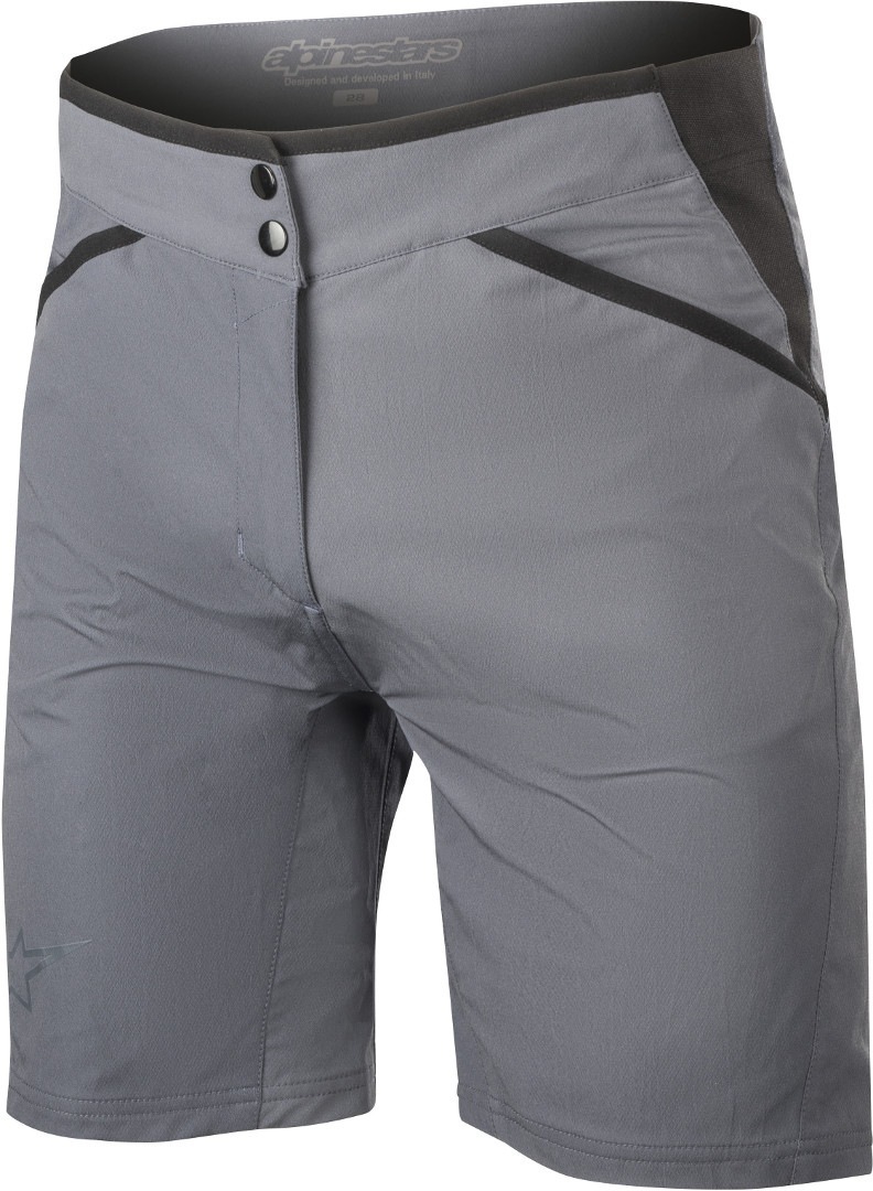 Image of Alpinestars Stella Alps 6.0 Pantaloncini da bicicletta donna, grigio, dimensione 32 per donne