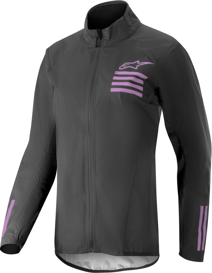 Alpinestars Stella Descender Dam cykel jacka, svart-mörklila, storlek XS för kvinnor