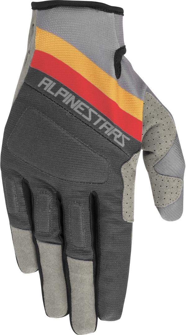 Alpinestars Aspen Pro Bicycle Gloves, black-red-yellow, Size L, black-red-yellow, Size L