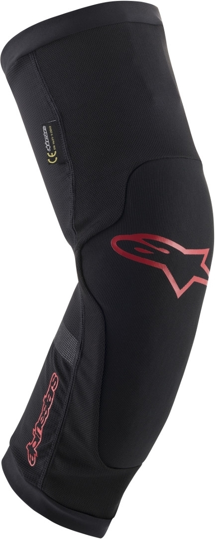 Alpinestars Paragon Plus Knie Protektoren, schwarz-rot, Größe 25 2XS, schwarz-rot, Größe 25 2XS