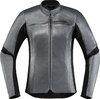 Icon Overlord Veste en cuir de moto de dames