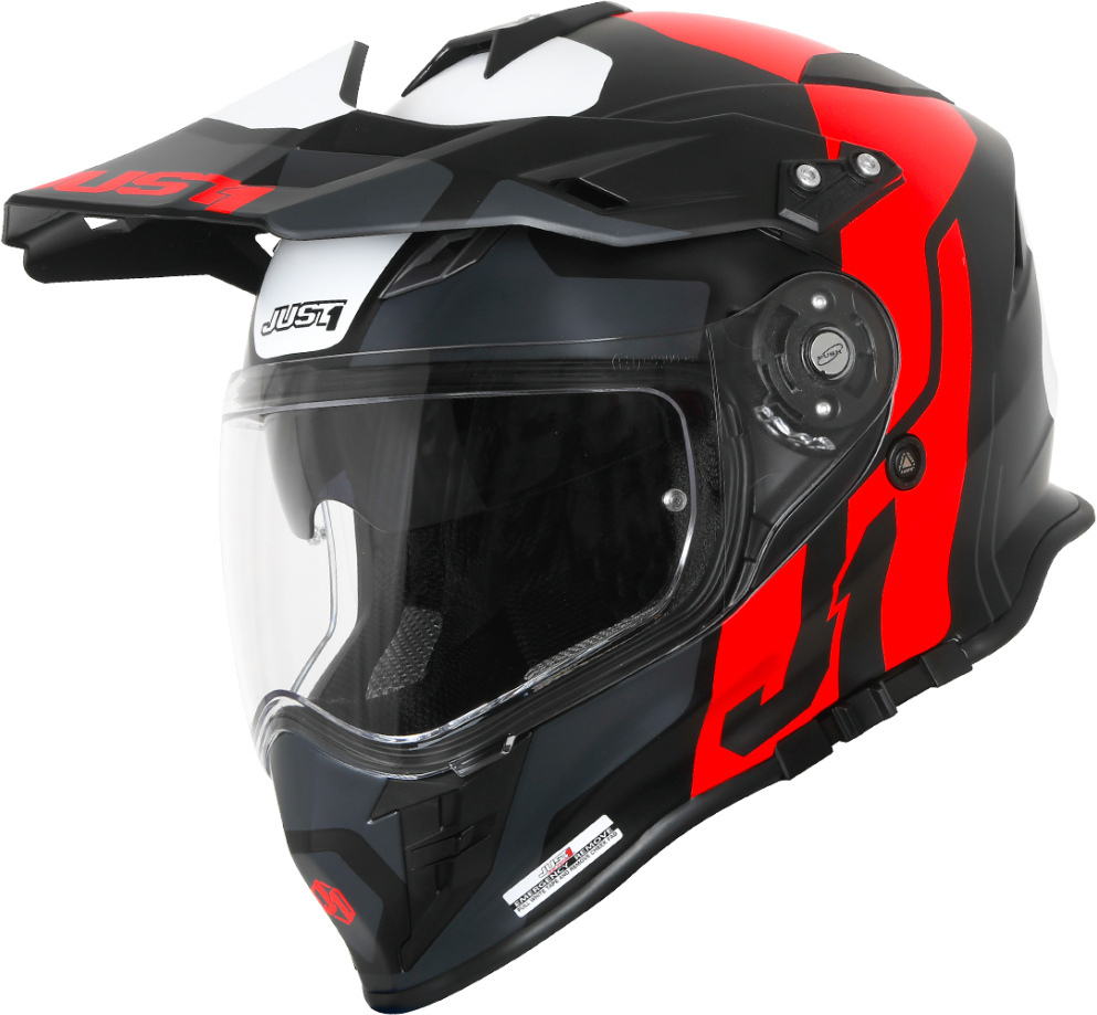 Just1 J34 Pro Tour Motocross Helmet, black-red, Size XS, black-red, Size XS