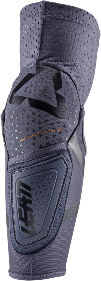 Side view of Leatt 3DF Hybrid Elbow Protectors, grey, Size L XL for Men