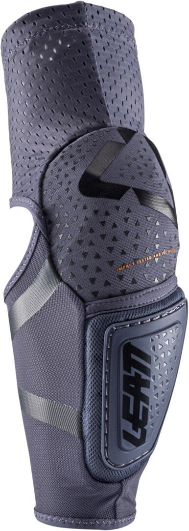 Side view of Leatt 3DF Hybrid Elbow Protectors, grey, Size L XL for Men