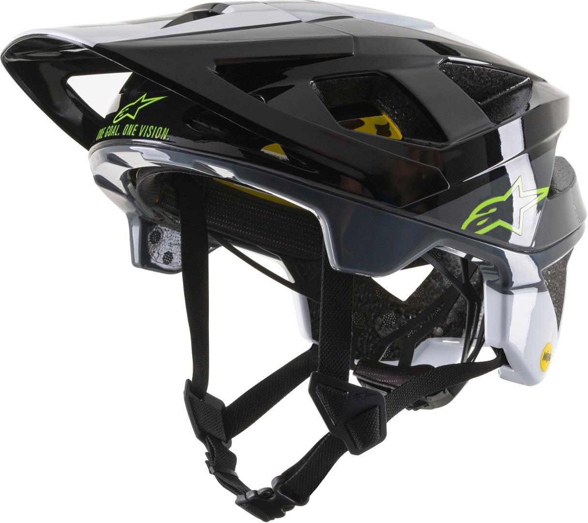 Alpinestars Vector Tech Pilot MIPS Bicycle Helmet, black-white, Size S, black-white, Size S