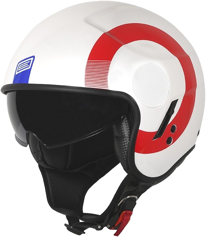 Round motorcycle helmet discount