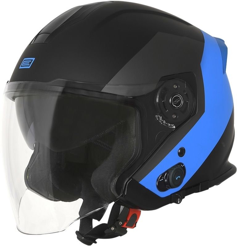  ORIGINE Casque Bluetooth Moto Jet Casque Scooter avec