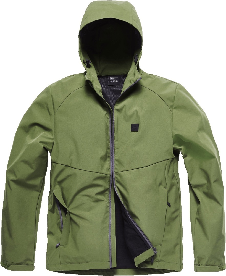 Vintage Industries Ather Softshell Jacket, green, Size M, green, Size M