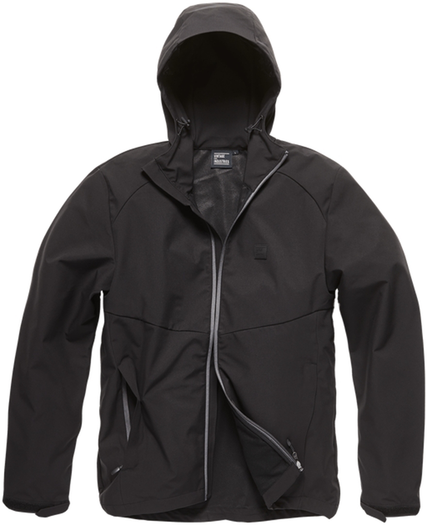 Vintage Industries Ather Softshell Jacket, black, Size M, black, Size M