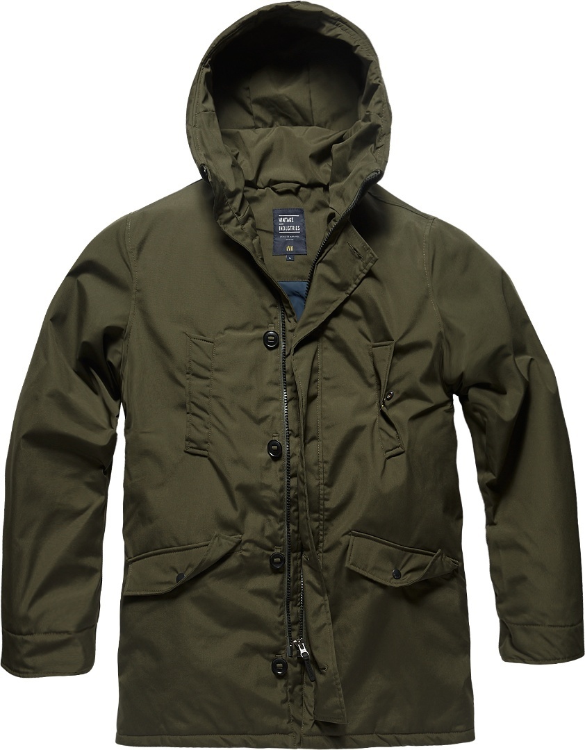 Vintage Industries Archer Jacket, green, Size S, green, Size S