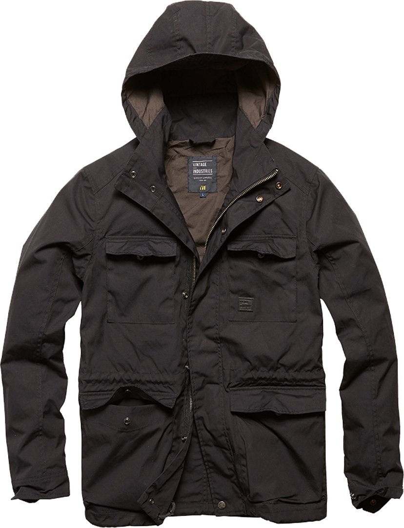 Vintage Industries Thomas Jacket, black, Size M, black, Size M