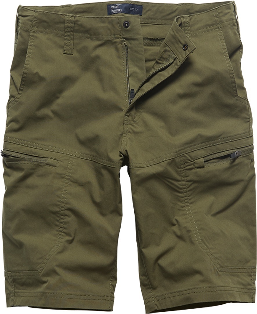 Vintage Industries Beltana Shorts, green, Size 34, green, Size 34