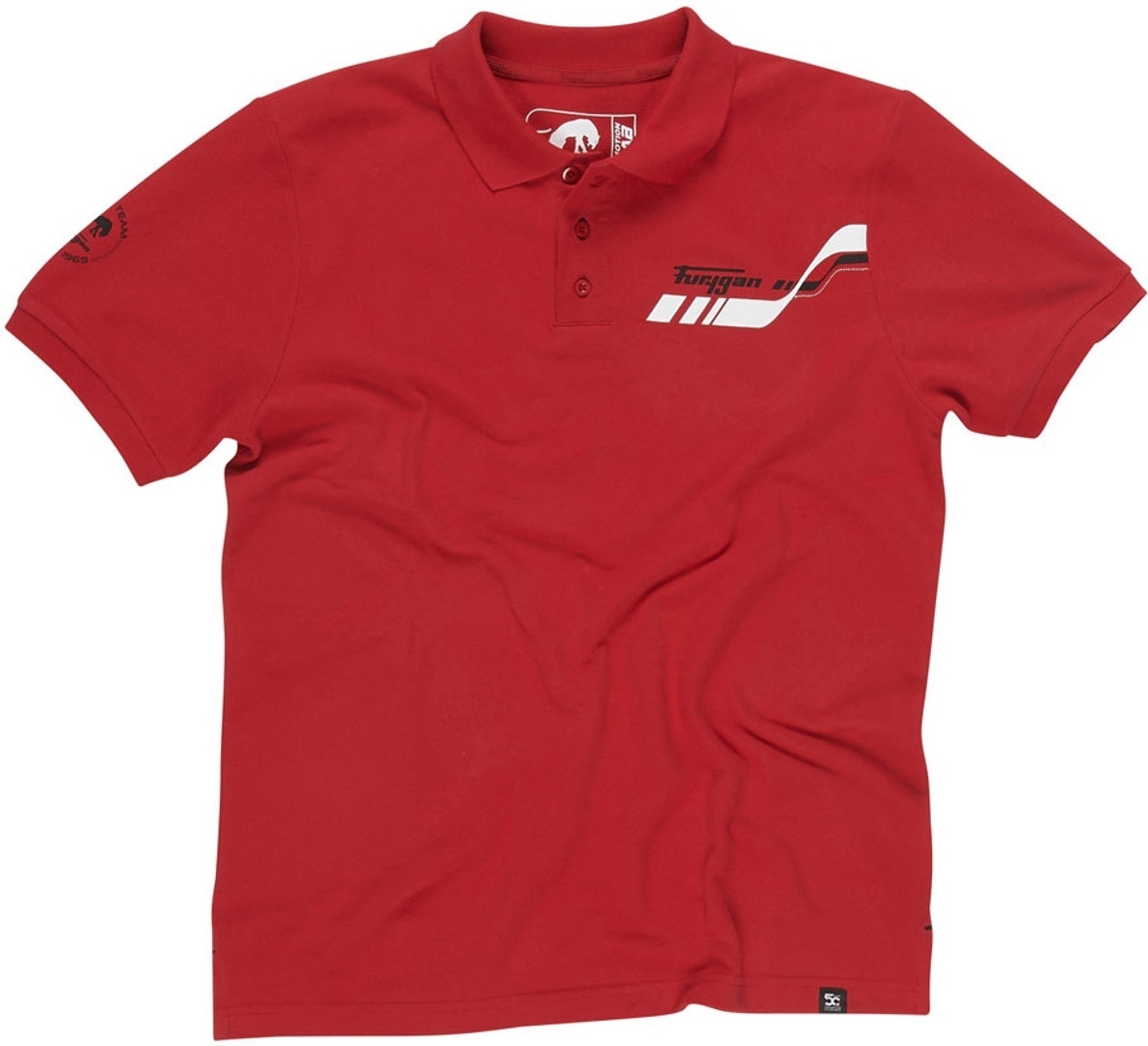Furygan X-Wings Polo Shirt, red, Size M, red, Size M