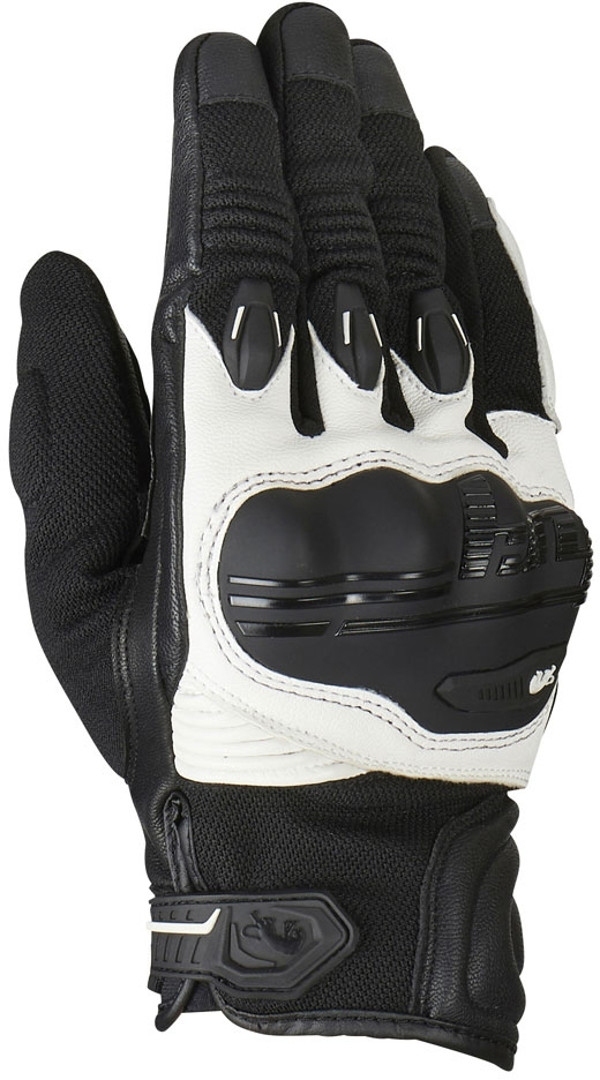 Furygan Waco Motorcycle Gloves, black-white, Size 3XL, black-white, Size 3XL