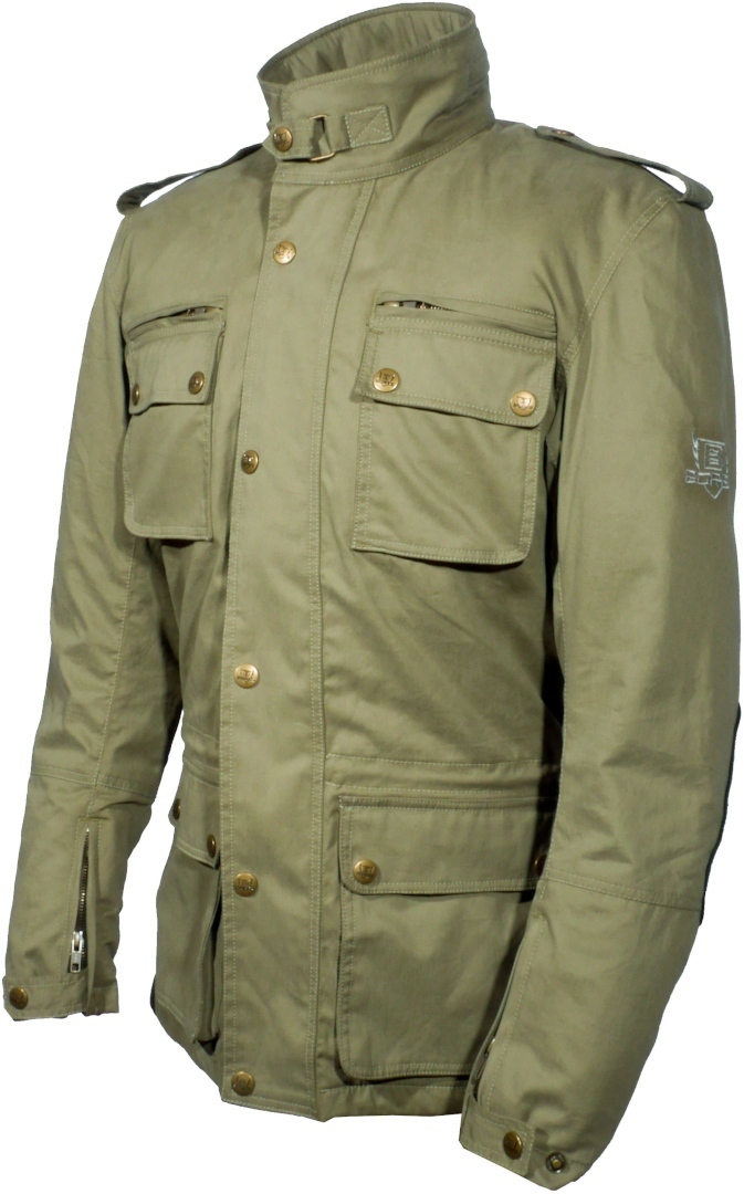 Bores B-69 Military Olive Motorcycle Textile Jacket, green, Size 3XL, green, Size 3XL
