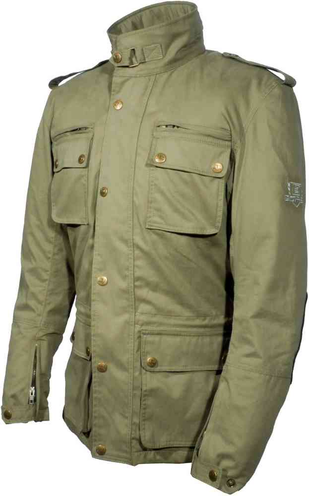 Bores B-69 Military Olive Chaqueta textil de la motocicleta