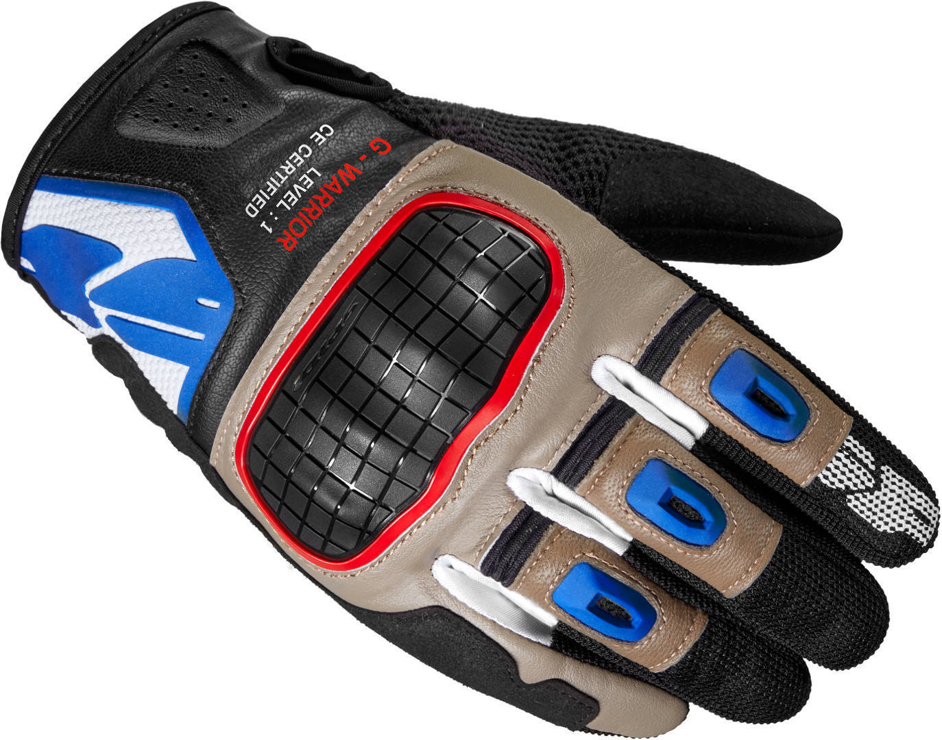 Spidi G-Warrior Motorcycle Gloves, black-brown, Size 3XL, black-brown, Size 3XL