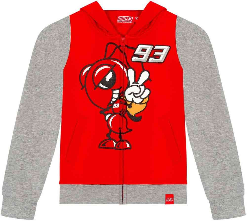 GP-Racing 93 Cartoon Ant Contrast Sleeves Kinder Hoodie