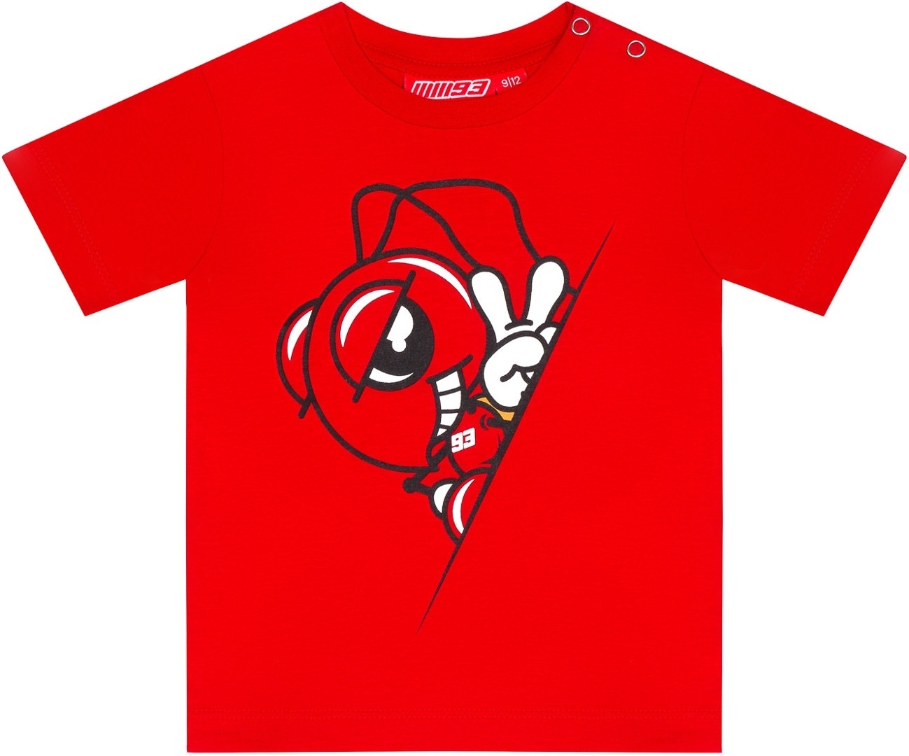 GP-Racing 93 Ant Inside Babys T-shirt, röd, storlek 12 - 18 månader