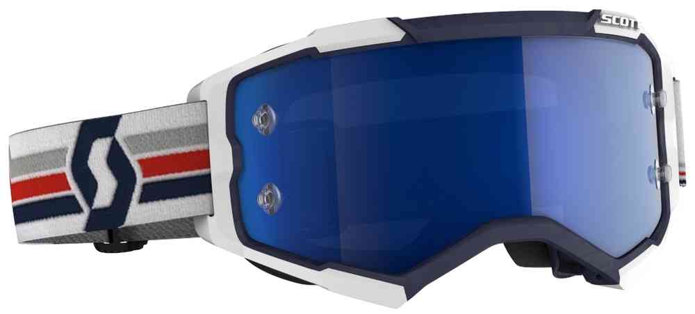 Scott Fury Chrome Motocross Goggles