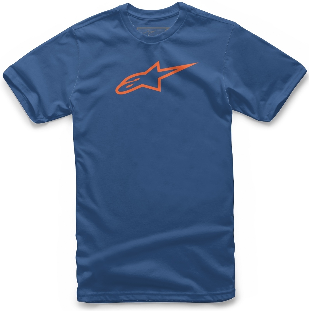 Alpinestars Juvy Ageless T-shirt til børn, blå-orange, størrelse 5 - 6