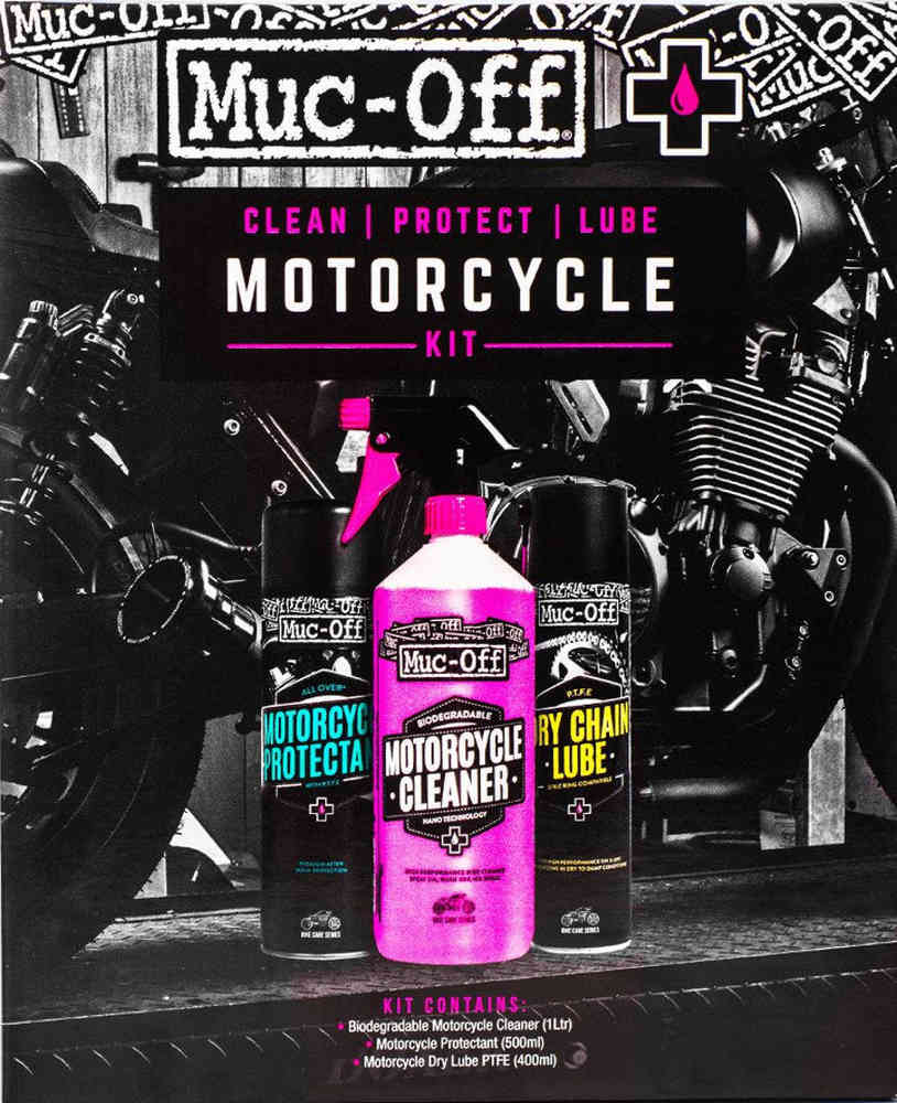 Muc-Off Kit de Limpeza e Cuidados com Motocicletas