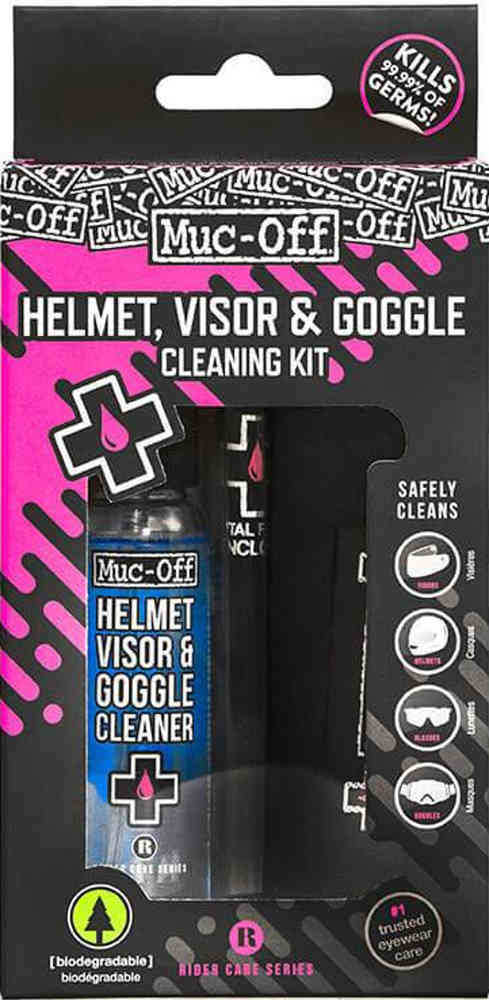 Motorcycle visor deals cleaning kit