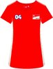 GP-Racing Ducati 04 Contrast Sides Dames T-shirt