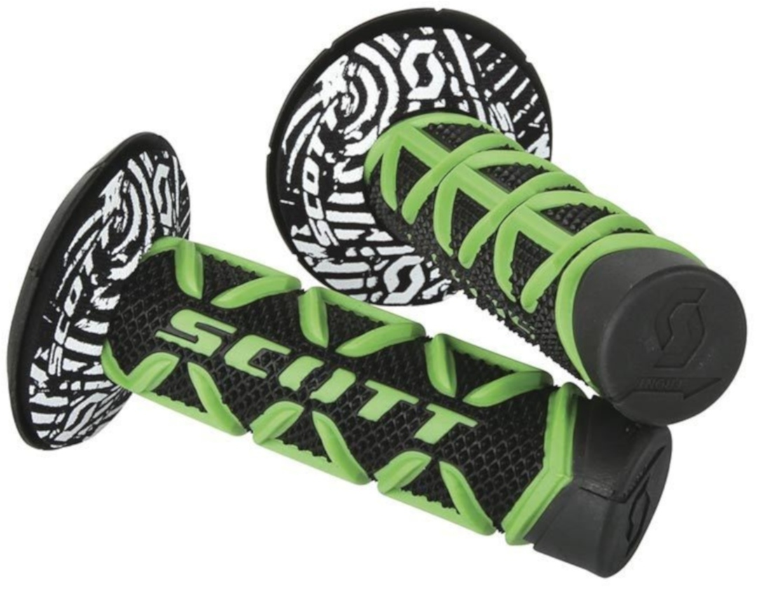 Scott Diamond Plus Donut Motocross Griff, schwarz-grün, schwarz-grün