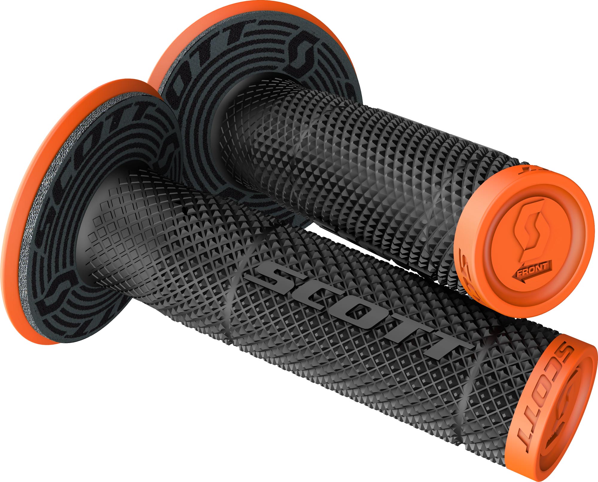 Scott SX II Plus Donut Motocross Grip, black-orange-image-502518081