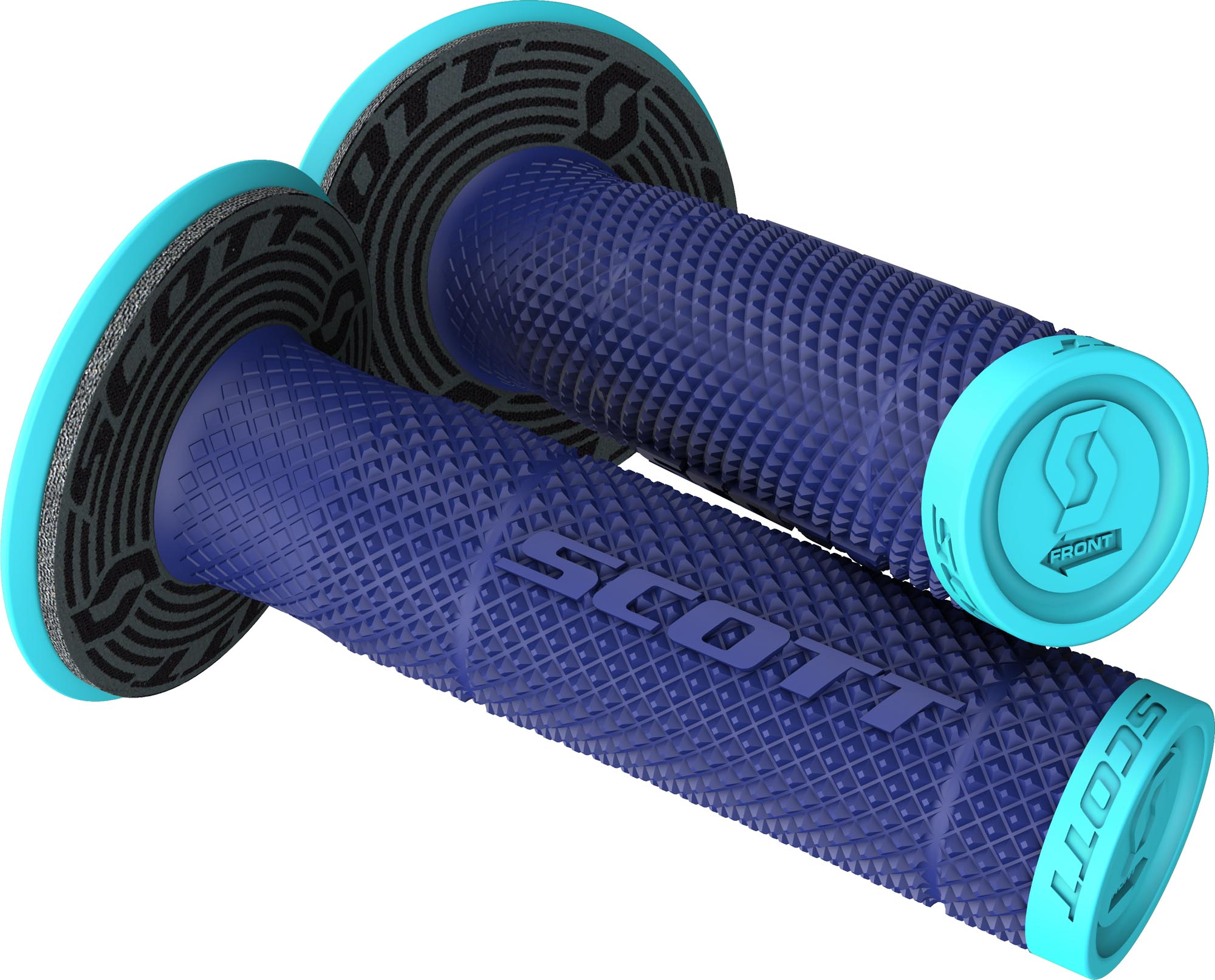 Scott SX II Plus Donut Motocross Grip, blue-image-502518781