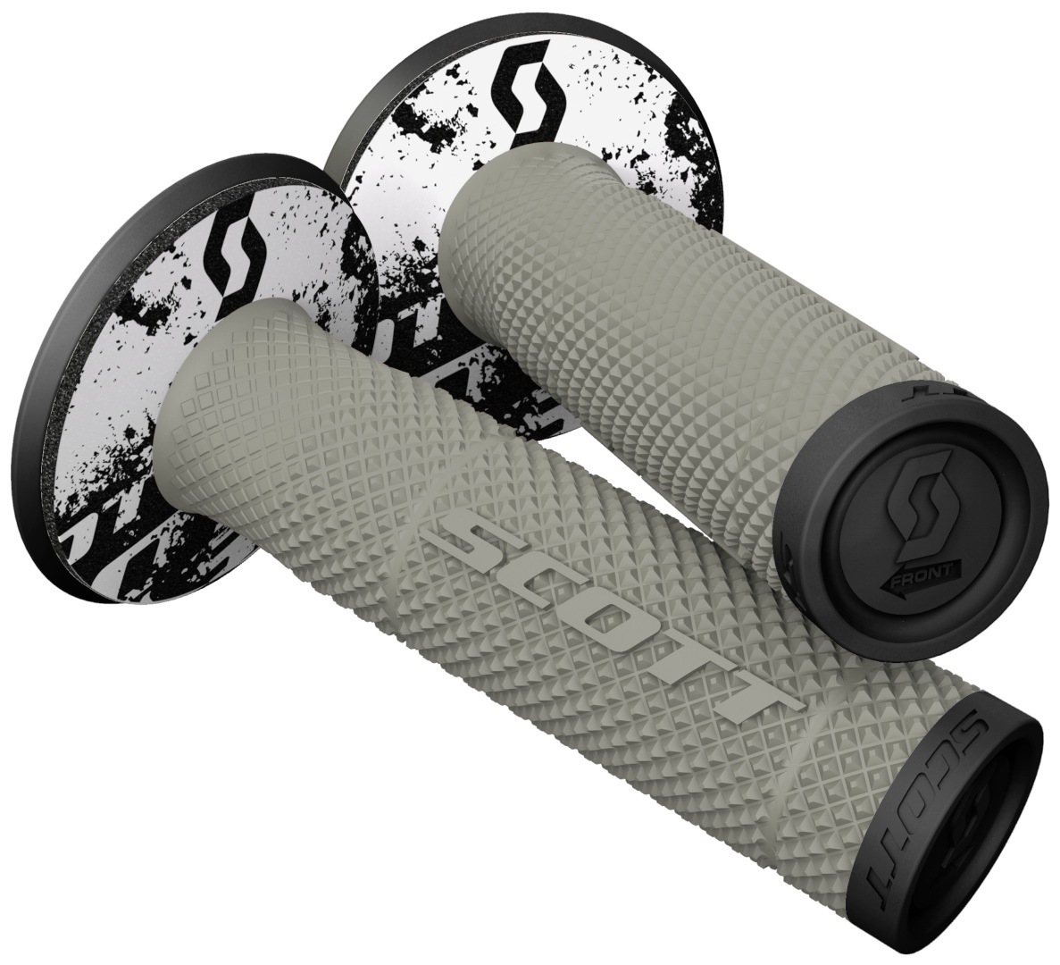 Scott SX II Plus Donut Motocross Grip, grey, grey, Size One Size