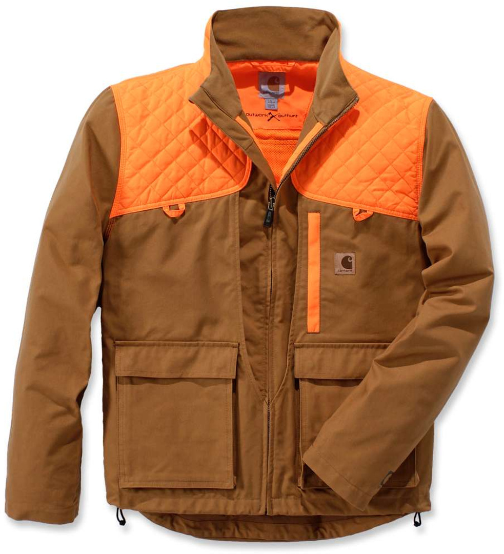 CARHARTT Upland Jacket Caccia GILET RAIN Defender Uomo Giacca Caccia Taglia XL Nuovo ETIKET 