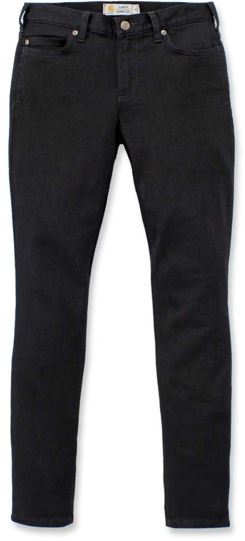 Image of Carhartt Rugged Flex Slim-Fit Layton Pantaloni Skinny Ladies, nero, dimensione 36 per donne