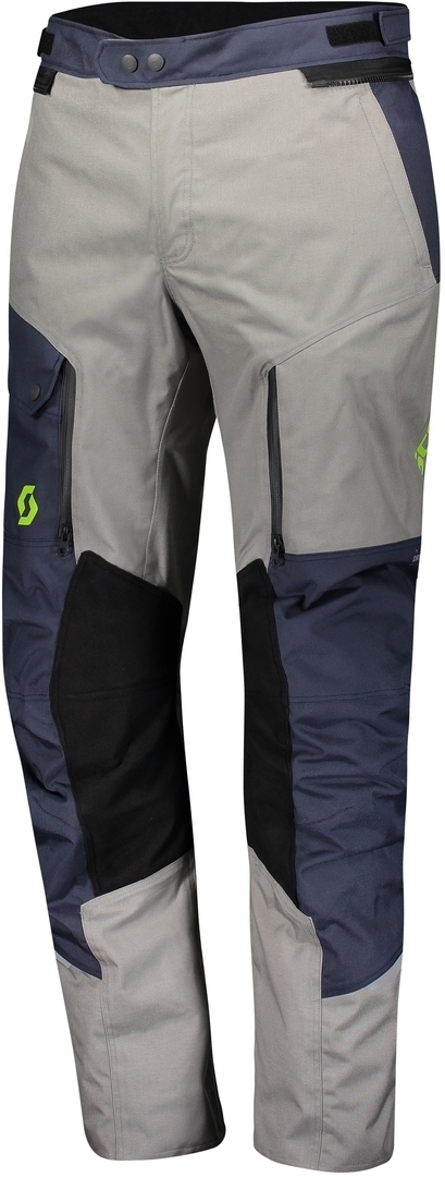 Scott Voyager Dryo Motorfiets textiel broek, grijs-blauw, afmeting S 48