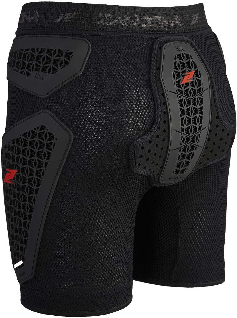 Side view of Zandona Netcube Protector Shorts, black, Size M for Men