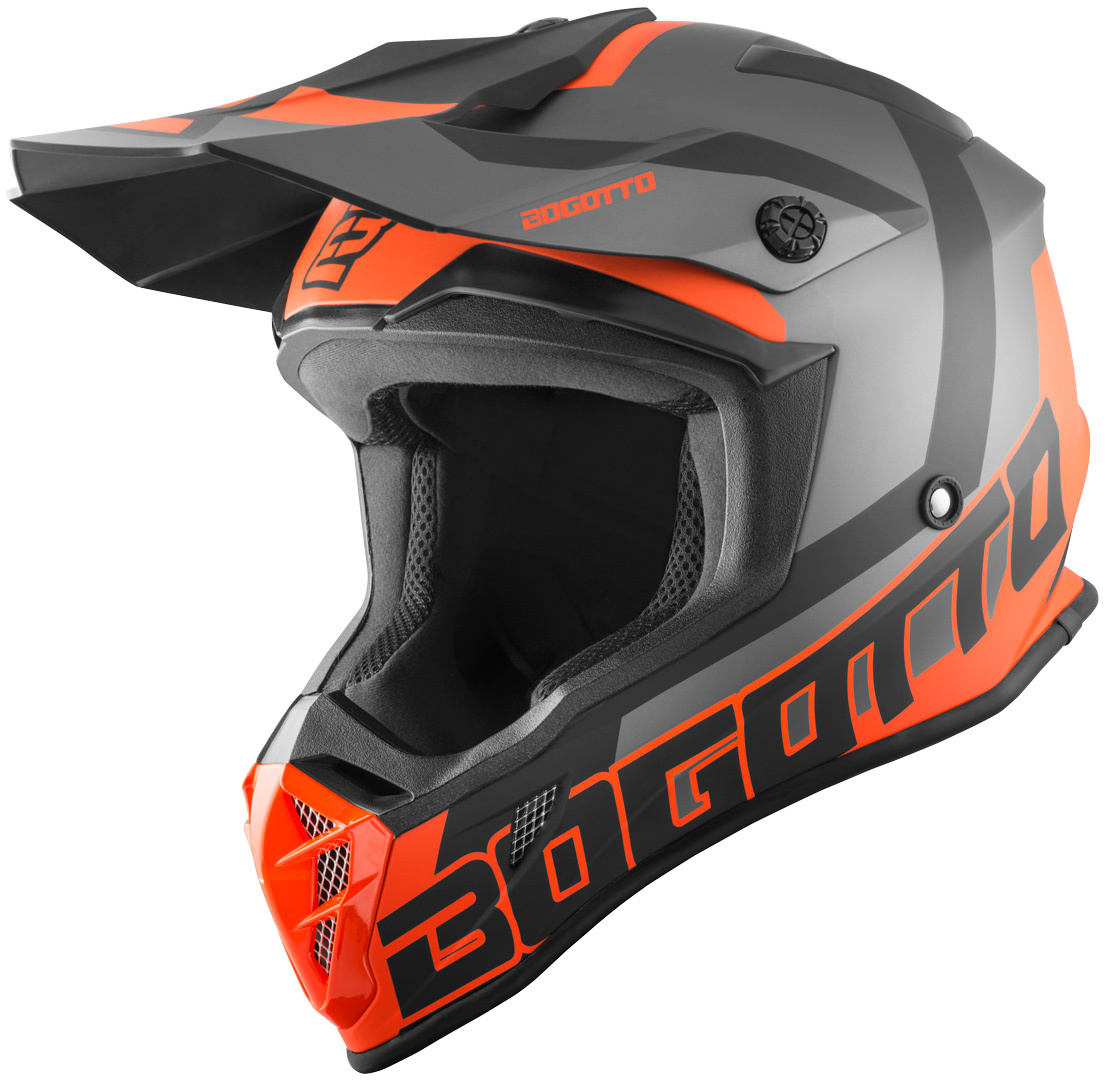 Bogotto V332 Unit Motorcross Helm, oranje, afmeting M