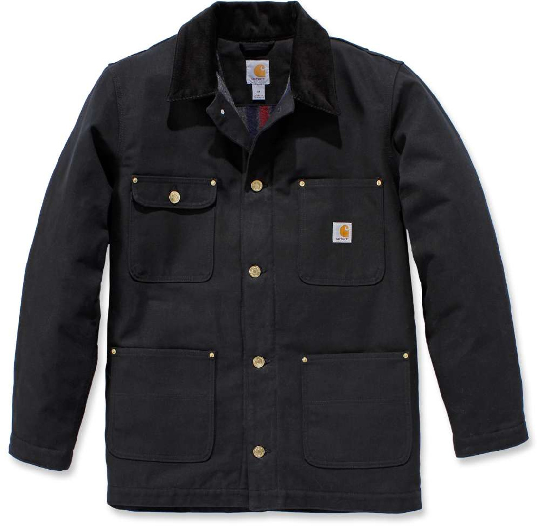 carhartt duck blanket lined chore coat