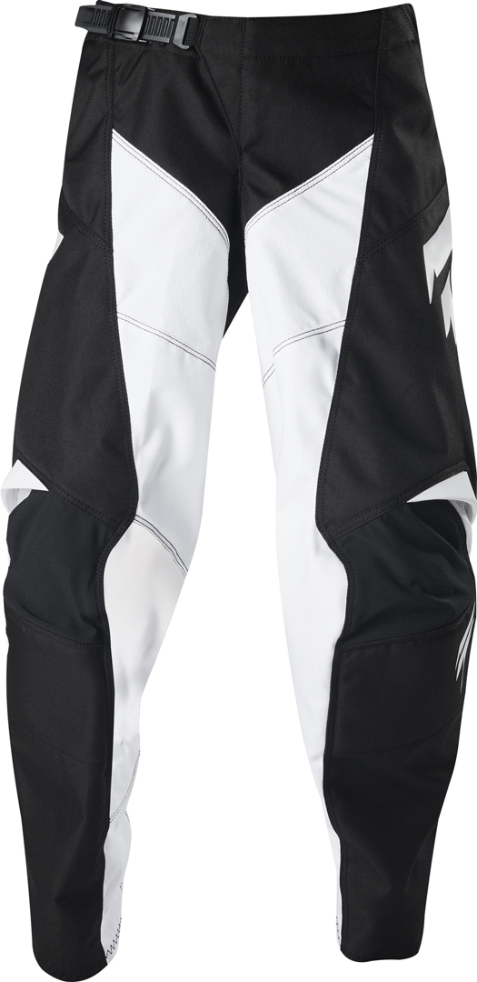 Shift Whit3 Label Race Kids Motocross Pants, black-white, Size 24, black-white, Size 24