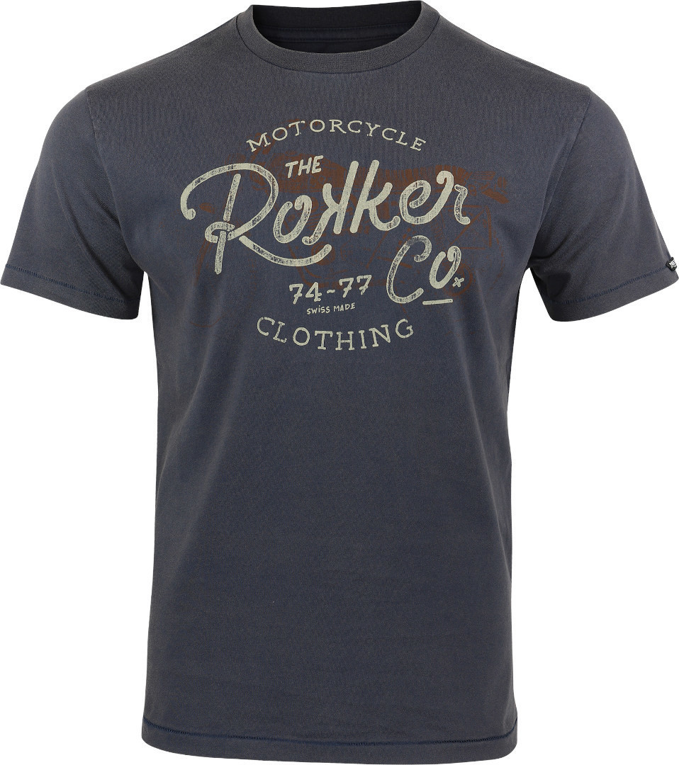 Rokker Heritage T-Shirt, blue, Size S, blue, Size S