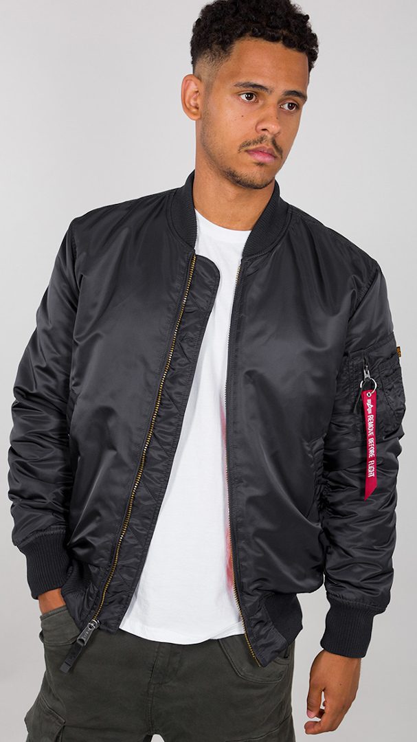 Alpha Industries MA-1 VF 59 Long Jacka, grå, storlek S