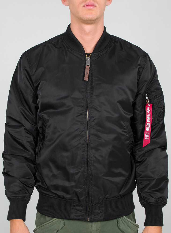 Alpha Industries MA-1 VF 59 Long Jacka, svart, storlek S