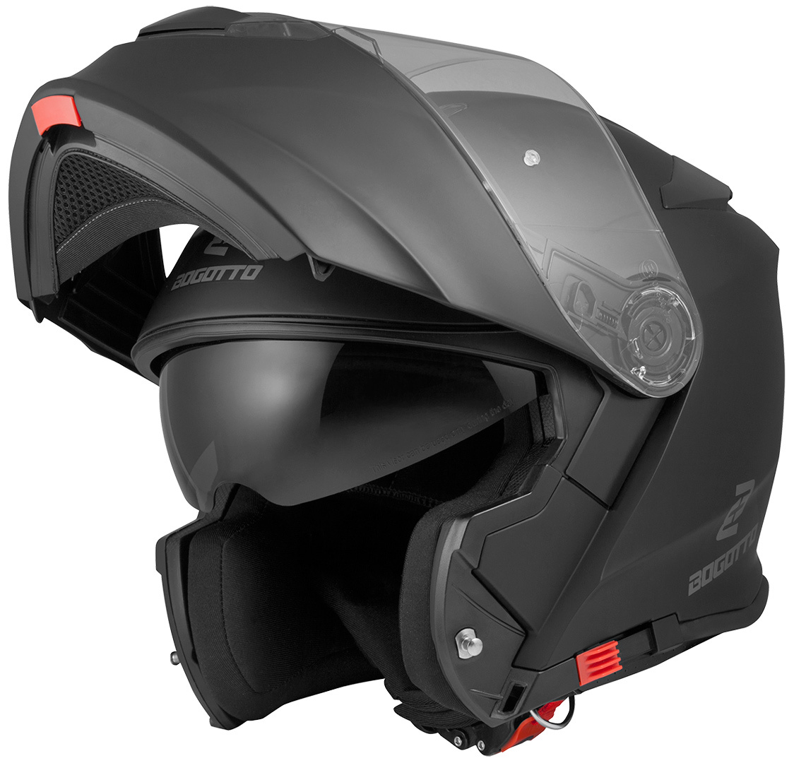 Bogotto V271 Motorfiets helm, zwart, afmeting L