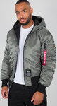 Alpha Industries Hooded Puffer FD Rev. Giacca