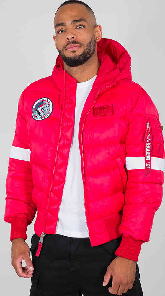 Alpha Industries Hooded Puffer FD NASA Jacket buy cheap FC Moto