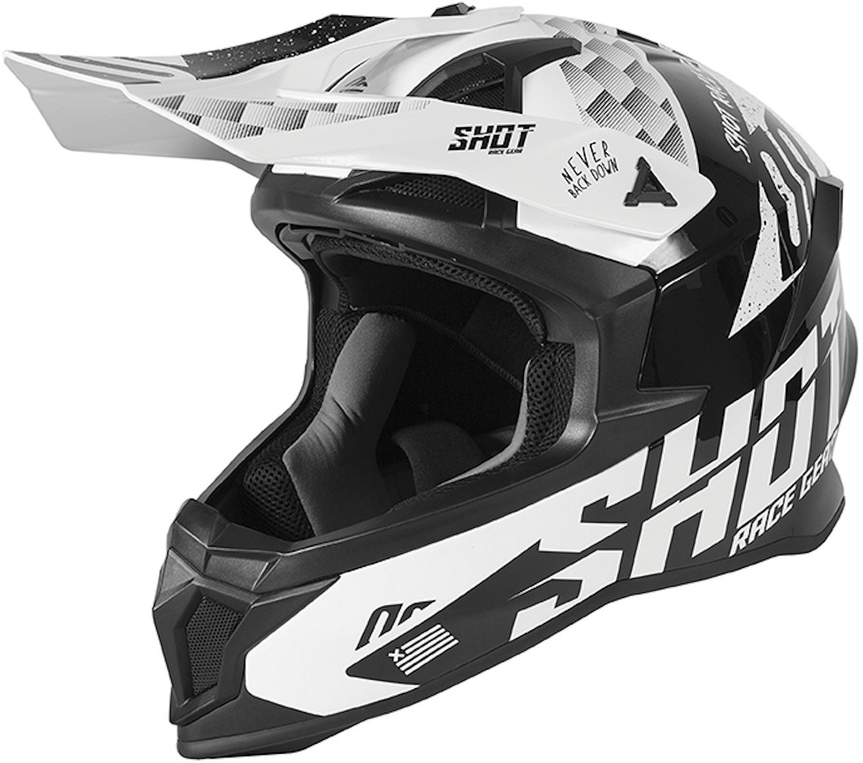 Shot Lite Rush Motocross Helmet, black, Size 2XL, black, Size 2XL