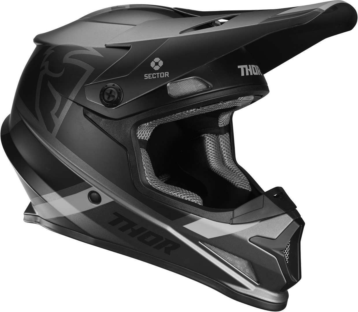 Thor Sector Split Mips Motocross Helmet, black-grey, Size 2XL, black-grey, Size 2XL
