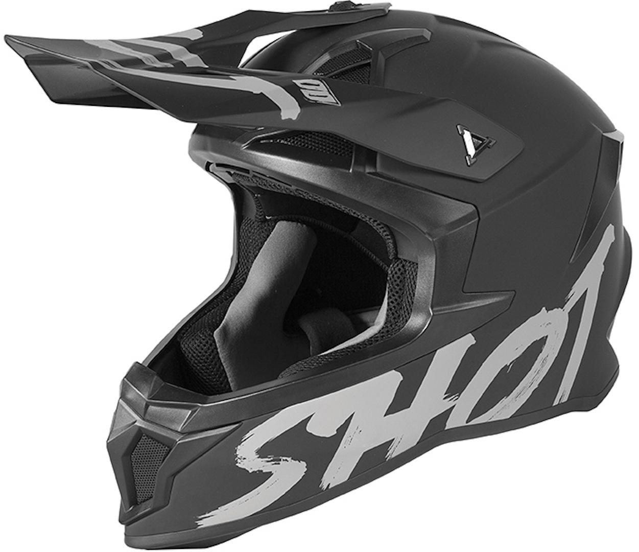 Shot Lite Solid Motocross Helmet, black, Size XS, black, Size XS